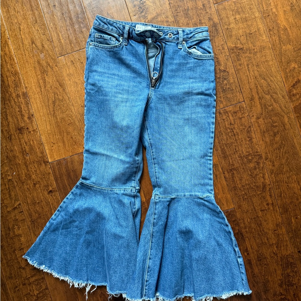 Free People Flared Denim Jeans